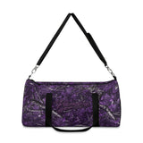 Purple Polarache Camo Duffel Bag — Outdoor Travel Gym Bag