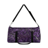 Purple Polarache Camo Duffel Bag — Outdoor Travel Gym Bag