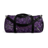 Purple Polarache Camo Duffel Bag — Outdoor Travel Gym Bag