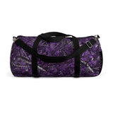 Purple Polarache Camo Duffel Bag — Outdoor Travel Gym Bag