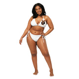 All-over print recycled string bikini