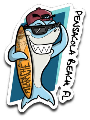 Pensacola Beach Sticker
