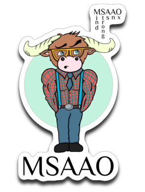 MSAAO Sticker
