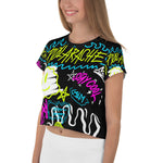 All-Over Print Crop Tee